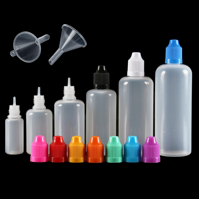 Fountain Pen Bottled Ink - 5Pcs 3ml-120ml LDPE Empty Plastic Squeezable